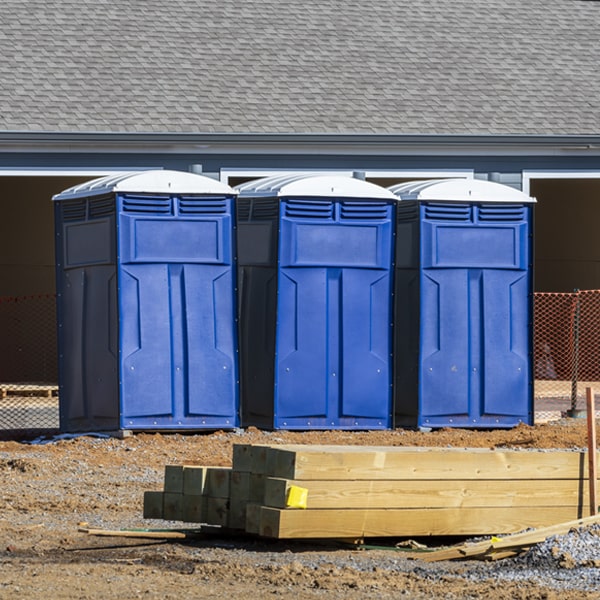 is there a specific order in which to place multiple porta potties in Peel Arkansas